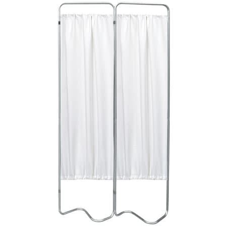 Omnimed 2 Section Beamatic Privacy Screen with Vinyl Panels, White 153052-10